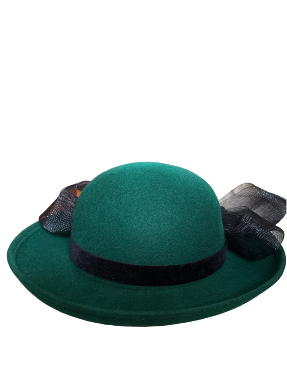 Women's Bollman Hat Co. Wool Felt Hat One Size Green Black